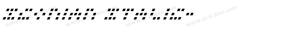 Iconian Italic字体转换
